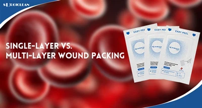 単層-対多層-創傷パッキング: サージクリーン フィブリル止血剤が次世代の選択肢である理由-